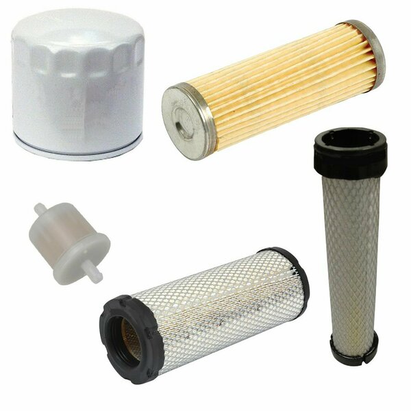 Aic Replacement Parts Engine Maintenance Filter Service Kit fits Grasshopper 722D 722D2 725D Mower M131802-FILTERS